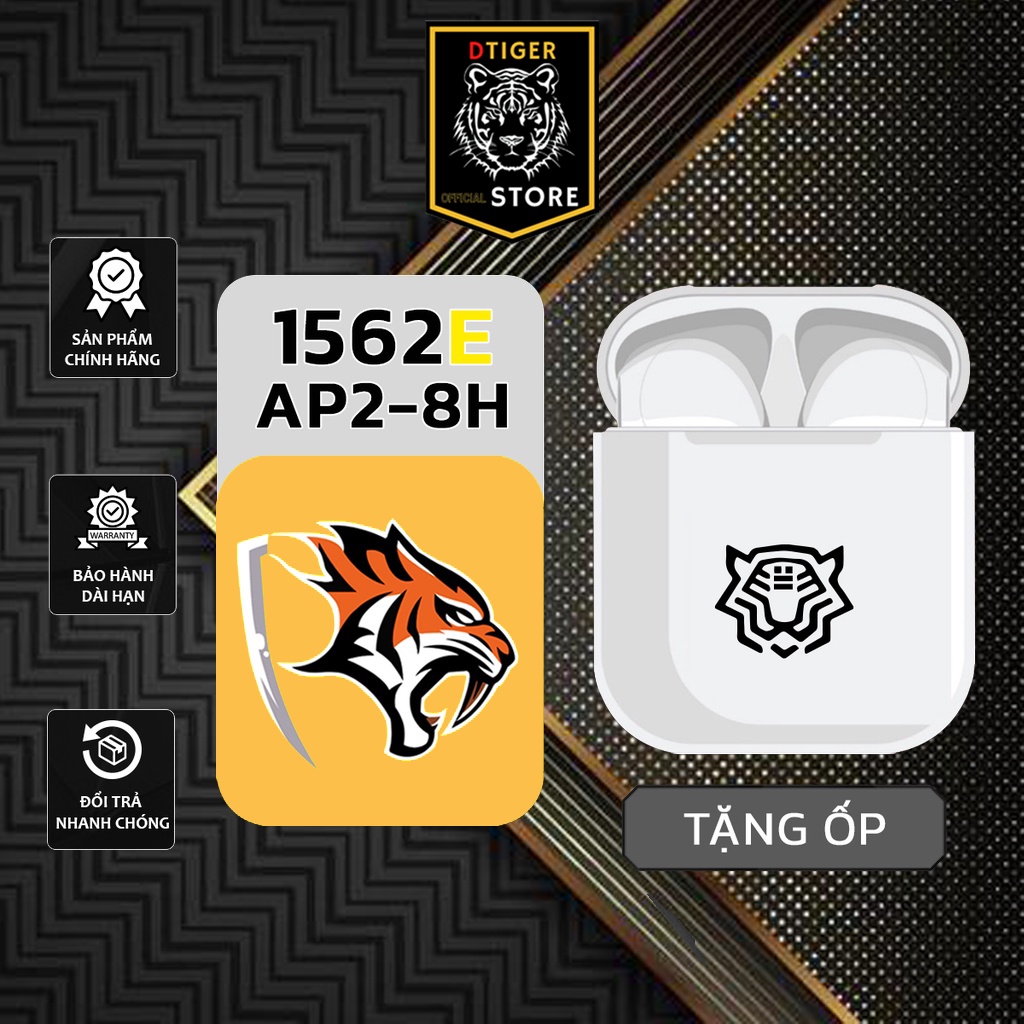 Tai Nghe Bluetooth Hổ Vằn AP2 1562E Pin 8h Full Chức Năng Dùng Cho IOS Và Android - DTIGER HN