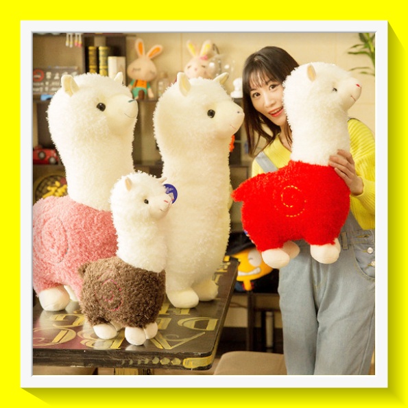 Gấu Bông Lạc Đà Alpaca Dễ Thương Nhiều Màu - K15