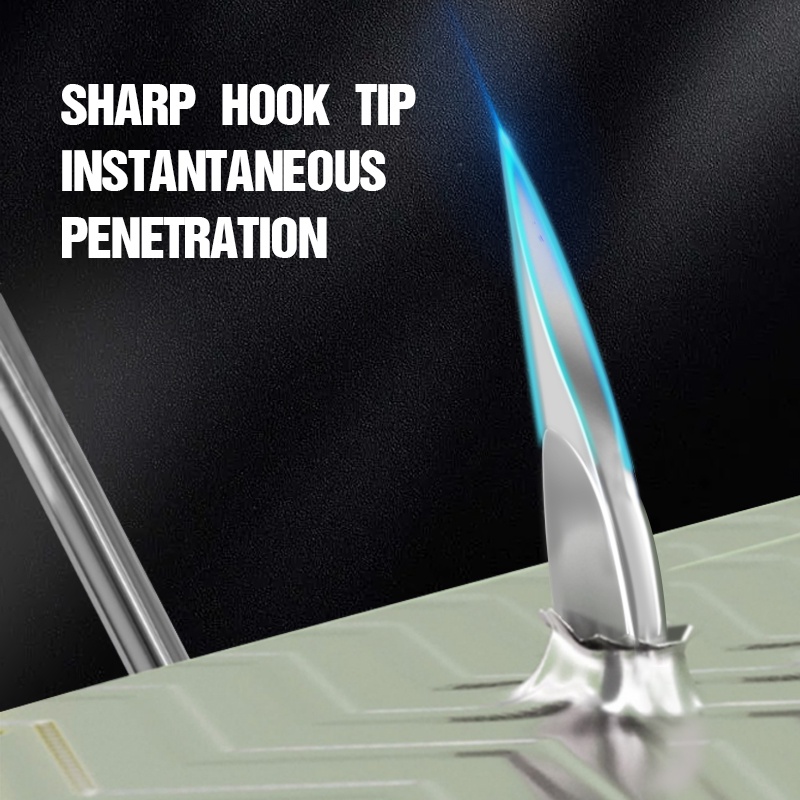 Set 10 lưỡi câu cá KINGDOM bằng thép carbon cao cấp