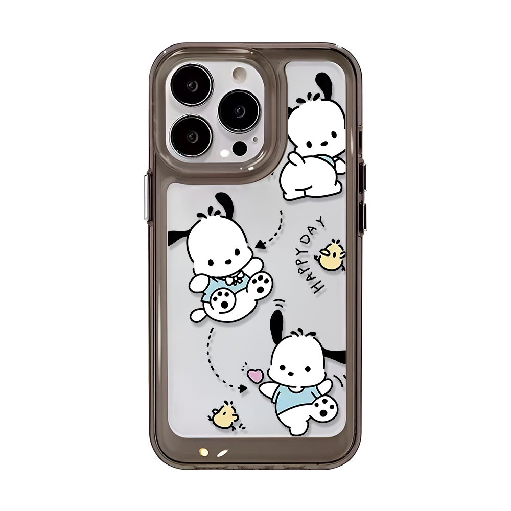 Ốp Điện Thoại Trong Suốt In Hình Pochacco Cho iphone 14 Pro Max 13 11 12 7Plus X XR XS Max 8 7