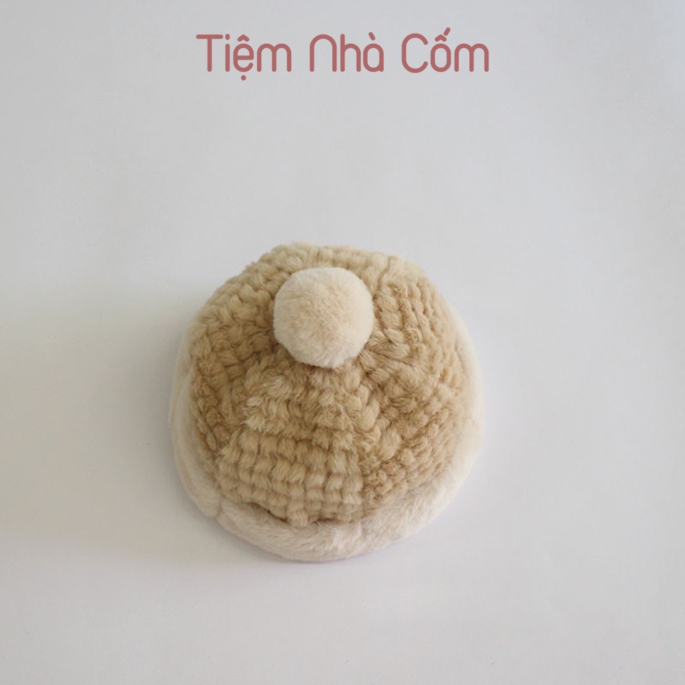 Mũ lông mịn cho bé trai, bé gái siêu ấm - Tiệm nhà Cốm