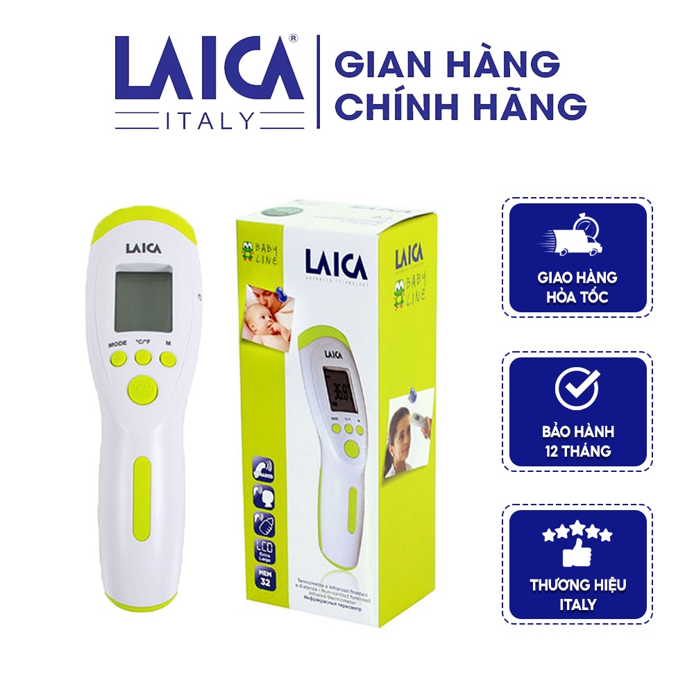 Nhiệt kế điện tử hồng ngoại Laica JXB182