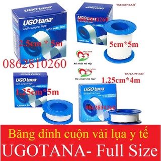 Băng dính cuộn vải lụa y tế ugotana ugo tana