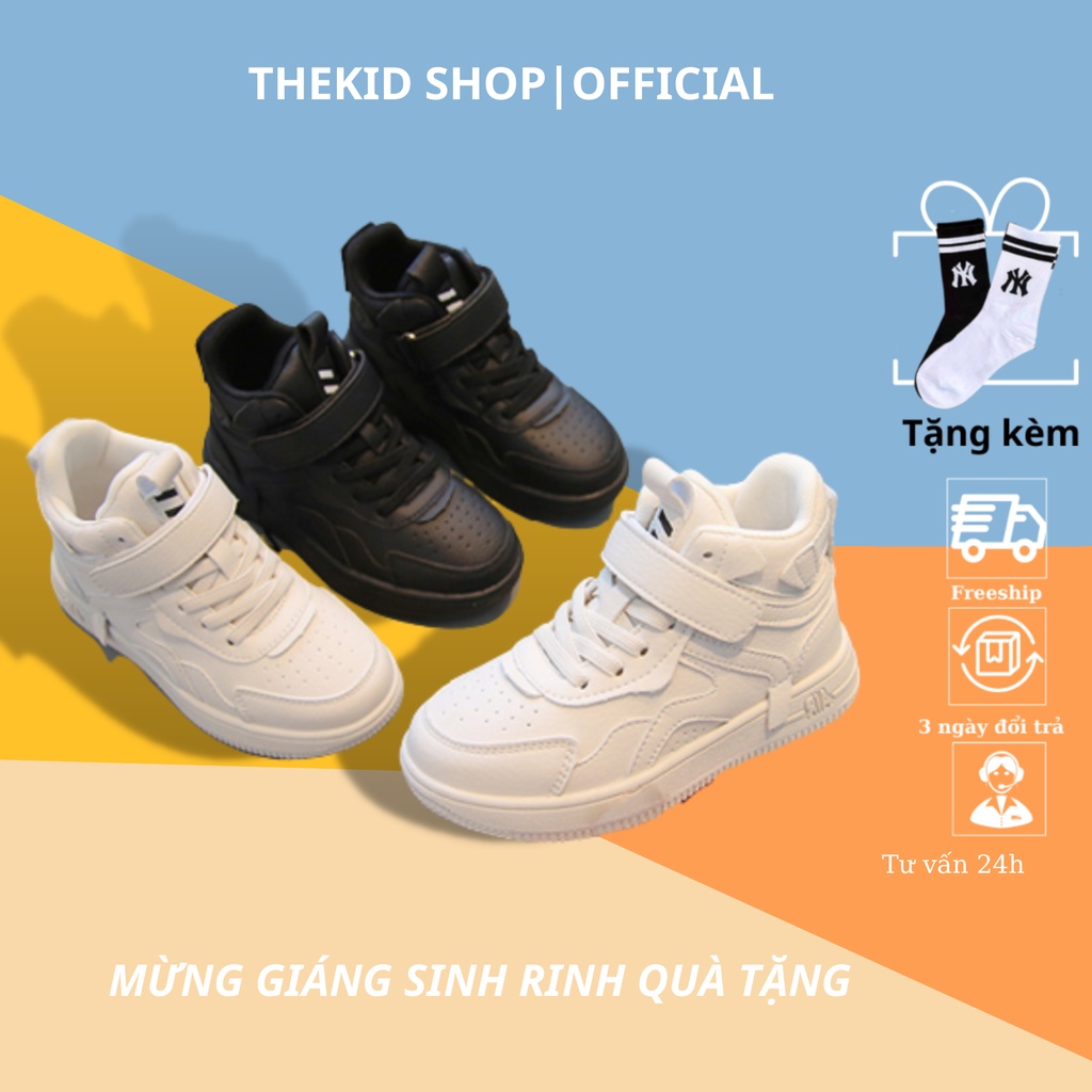 Giày Thể Thao Cao Cổ Cho Bé Trai Bé Gái - TỔNG kHO SỈ - Từ 3-14 Tuổi A134