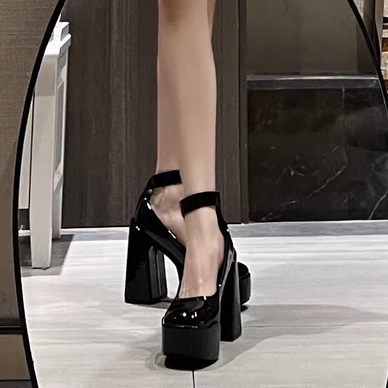 GIÀY CAO GÓT A13 ĐẾ CAO 13CM CÓ QUAI