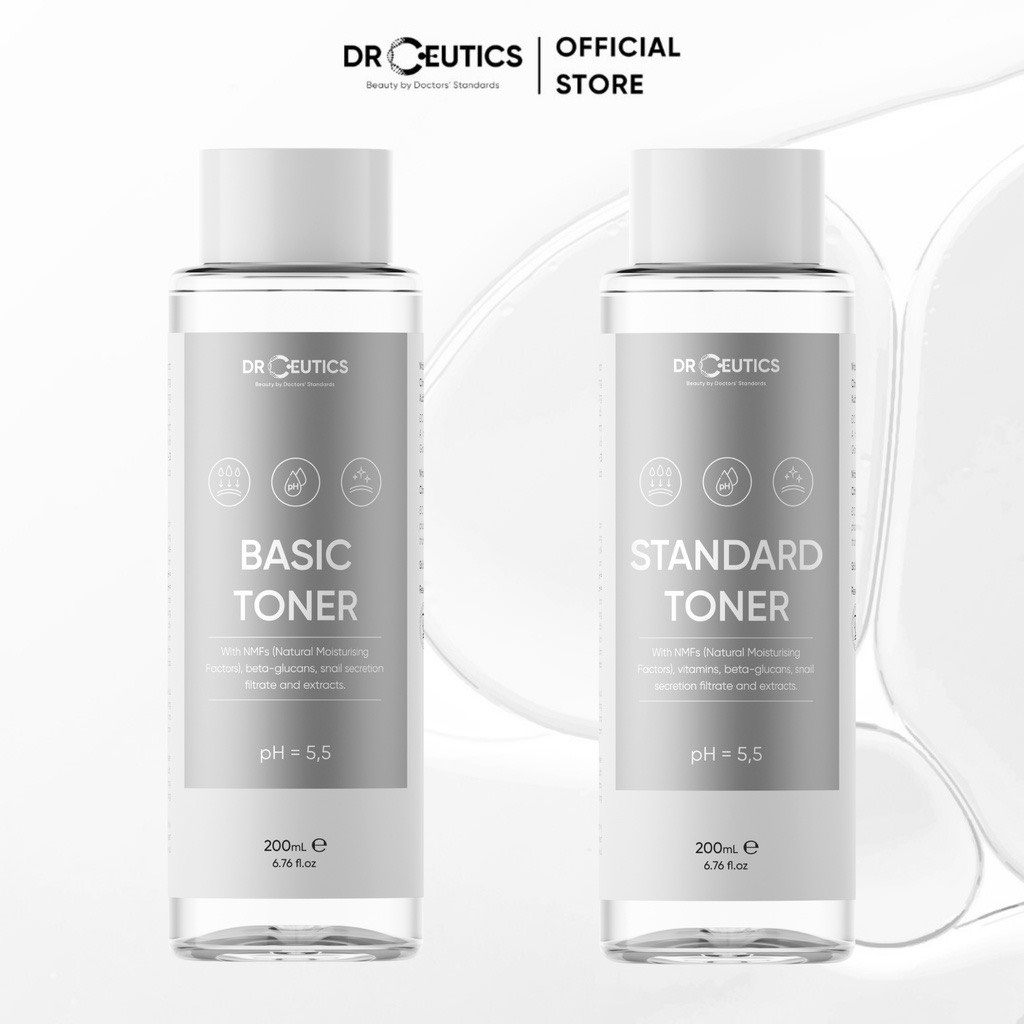 Drceutics Basic Toner &amp; Standard Toner Cấp Ẩm Cho Da (200ml)