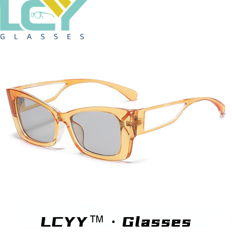 Kính Mát Gọng Mắt Mèo Phong Cách retro Thời Trang Lcy2023 / 3982