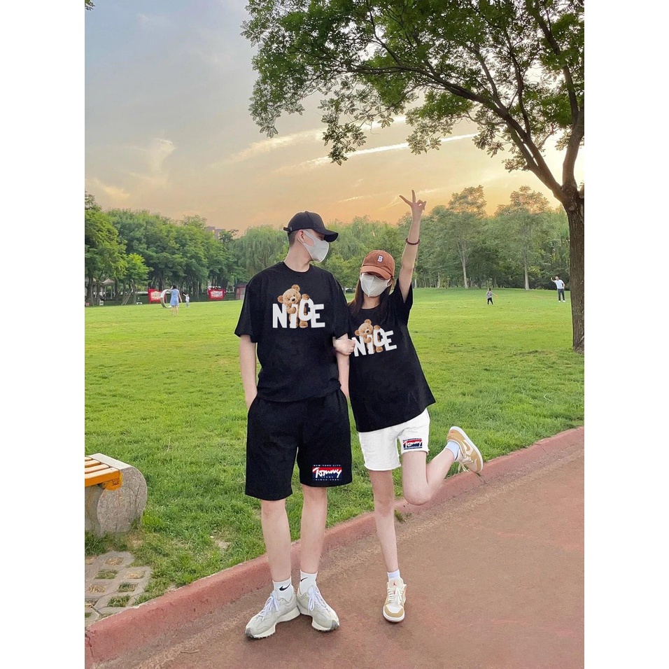 Áo đôi nam nữ đẹp, Áo thun cặp 2 màu, Đồ Đôi nam nữ