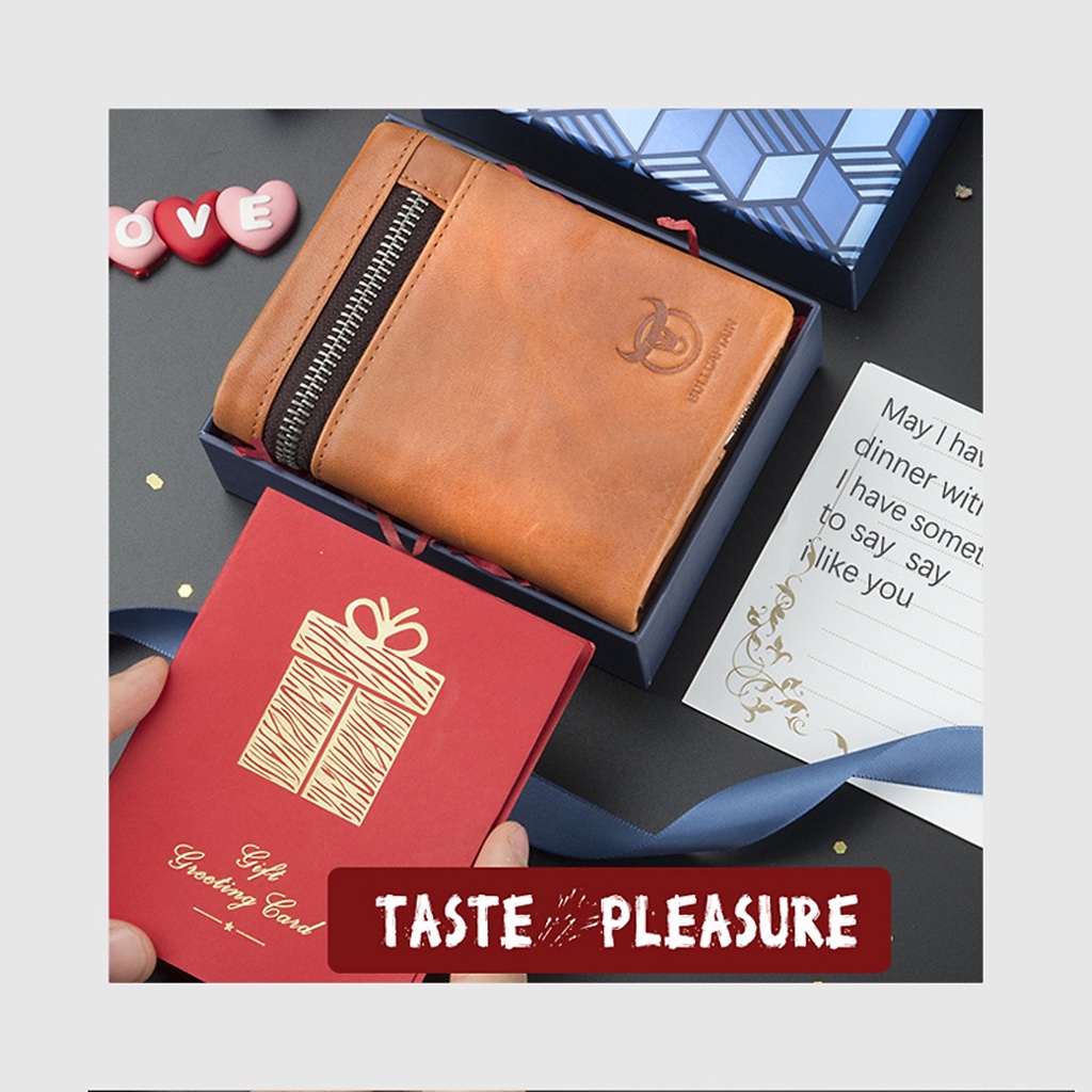 Ví Đứng Nam Da Bò Thật – VNA1002A BEE GEE