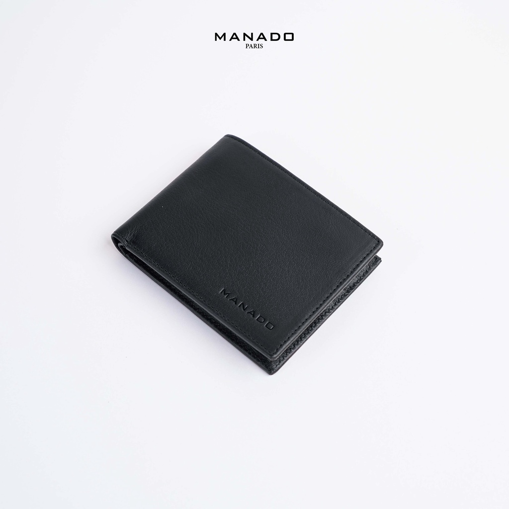 Ví nam da bò cao cấp Manado, dập vân Saffiano Mã VMND02