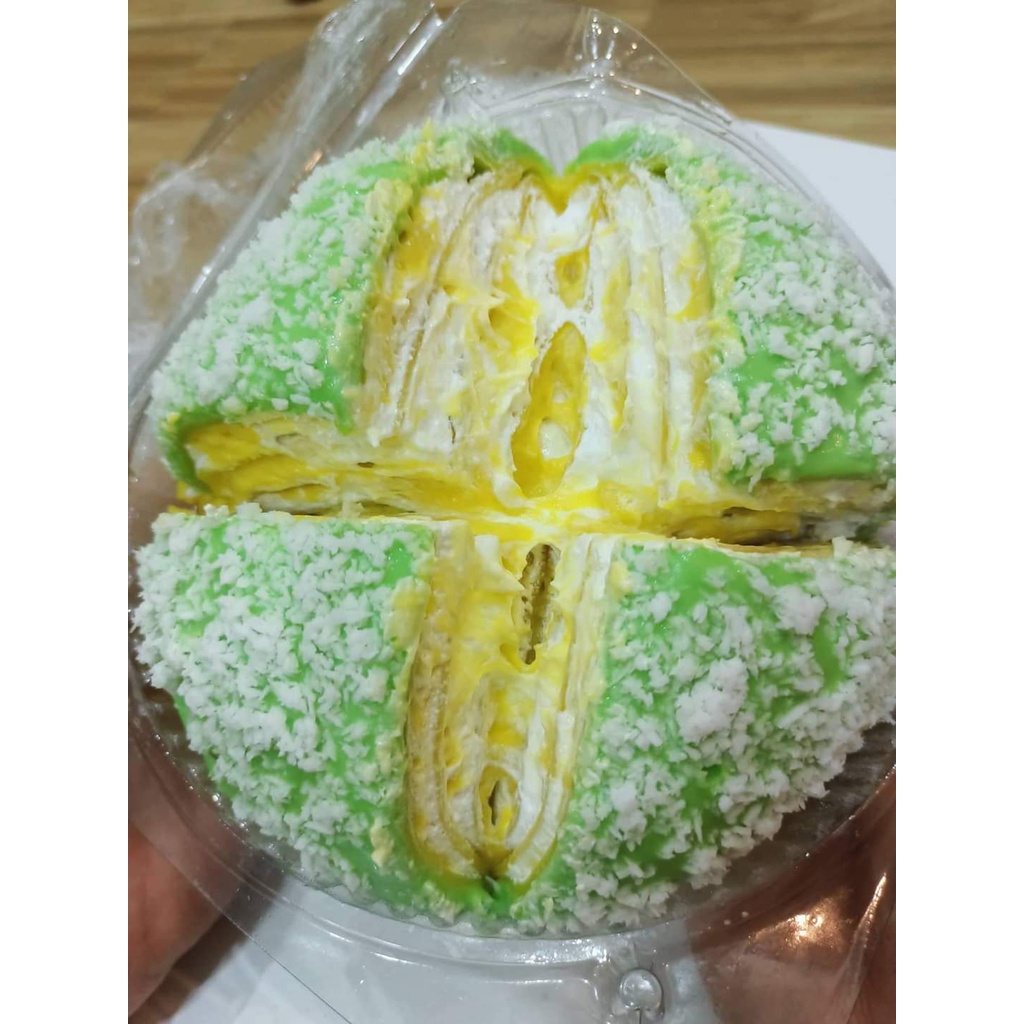 Bánh ngàn lớp sầu phú sỹ - Bánh sầu riêng phủ lá dứa dừa tươi thơm ngon (Giao hỏa tốc HN)