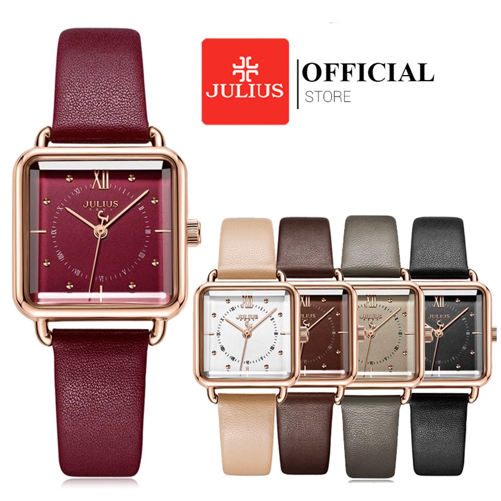 Julius Official | Đồng hồ nữ Julius Ja-1123 dây da