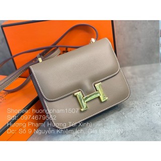 (SALE) TÚI CHỮ H SIZE 19 2 NGĂN FULLBOX