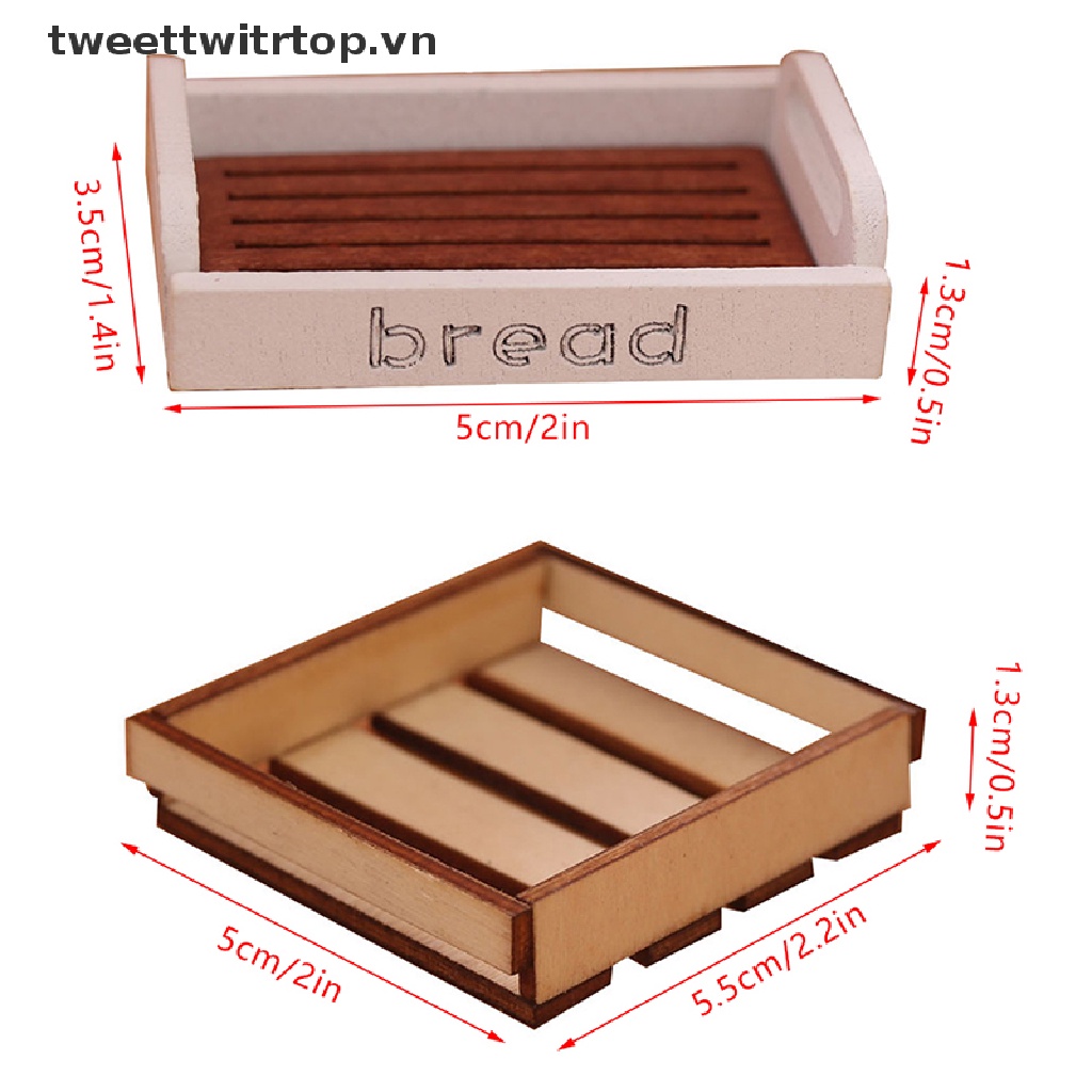 Giỏ Đựng Bánh Mì Tỉ Lệ 1: 12 Trang Trí Nhà Búp Bê