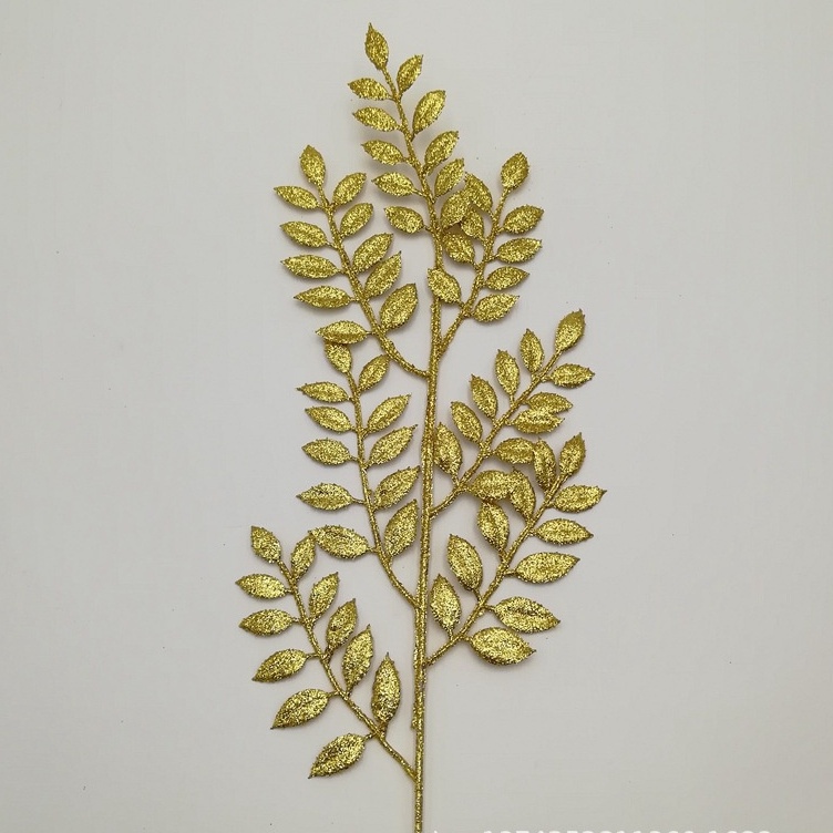 Lá me phủ nhũ kim tuyến làm oản, làm tháp bánh tháp nước tài lộc, giỏ quà Tết TT05