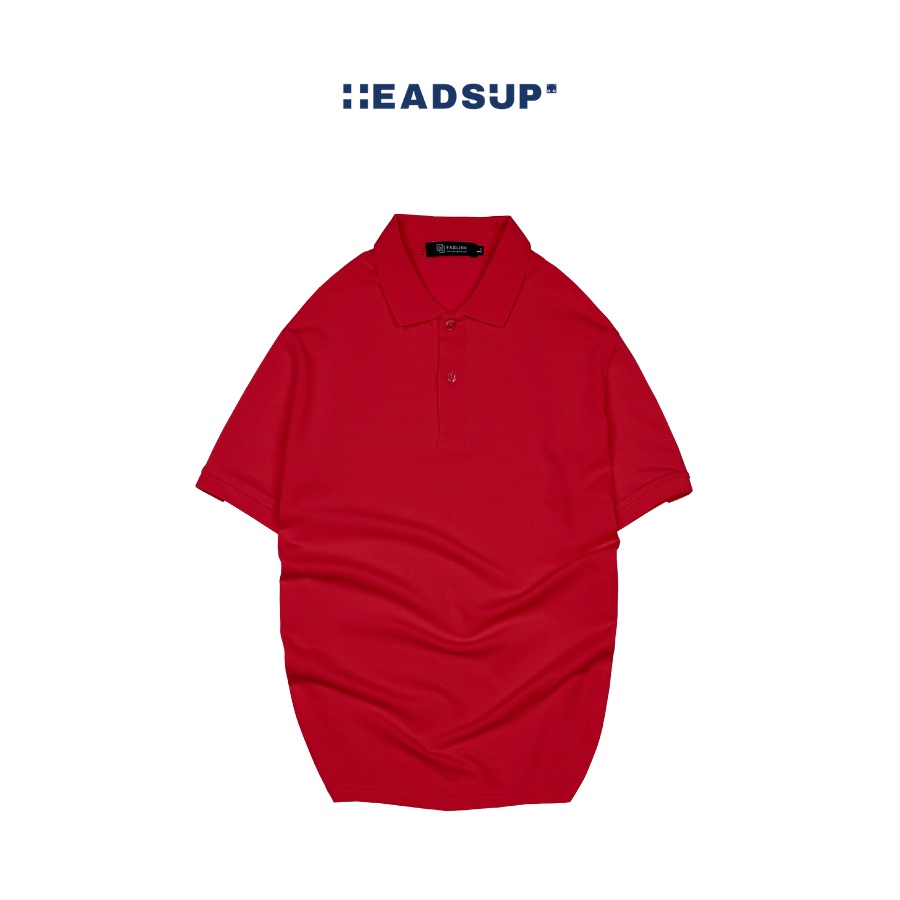 Áo polo nam cổ bẻ form đẹp Heasup - Đỏ