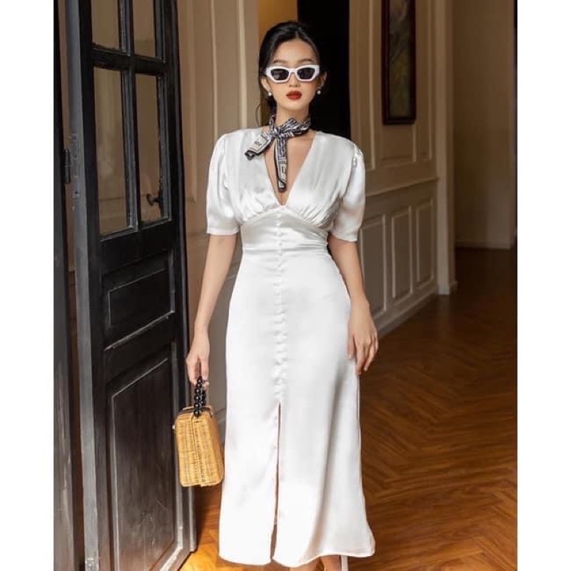 Đầm Tiệc Lụa Bigsize Siêu Tôn Dáng