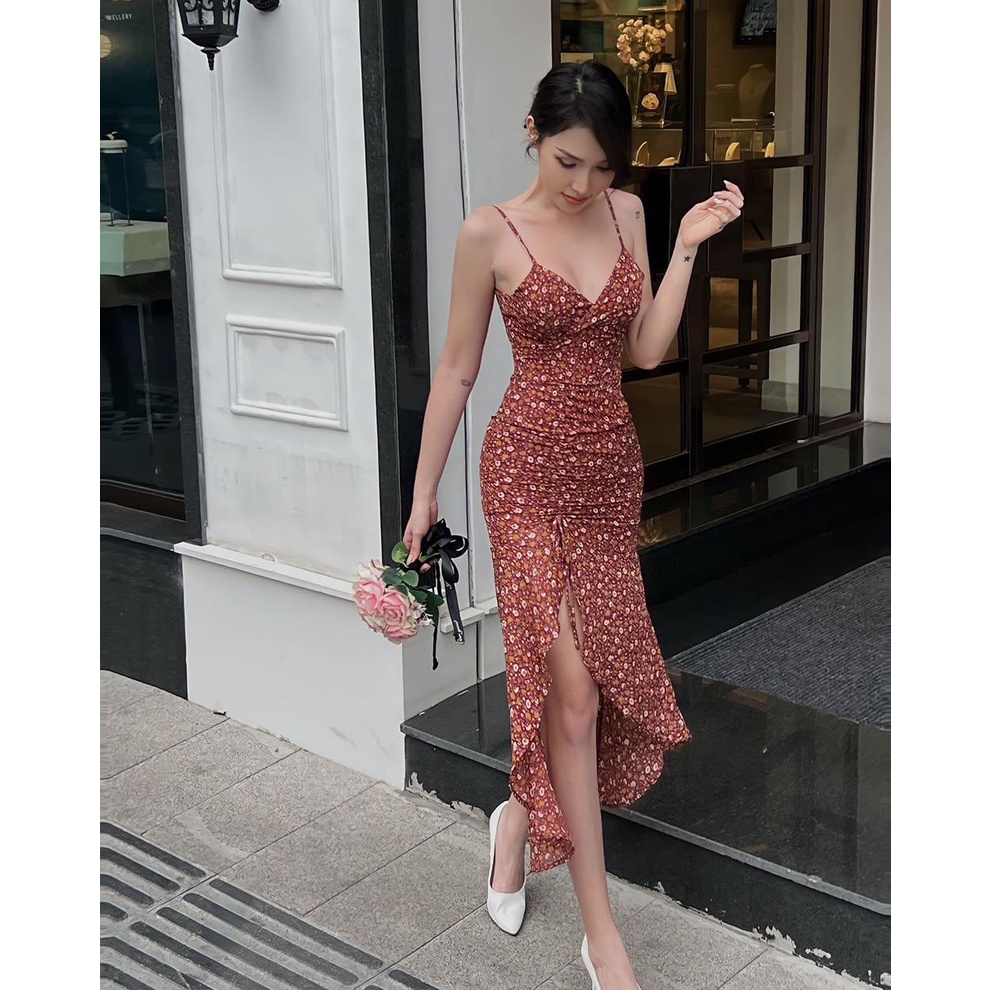 Đầm Maxi Rút Đuôi Cá Yoona FC 3334