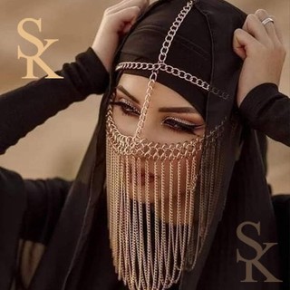 Mặt nạ tua rua kim loại phong cách boho cho nữ