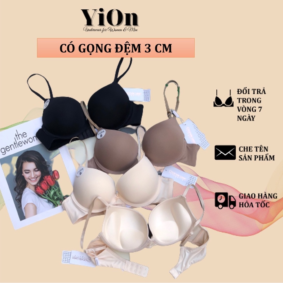 Áo Ngực Nữ Đúc Su Copa Có Gọng Đệm 3 cm Phù Hợp Diện Áo Dài YiOn Underwear AS08