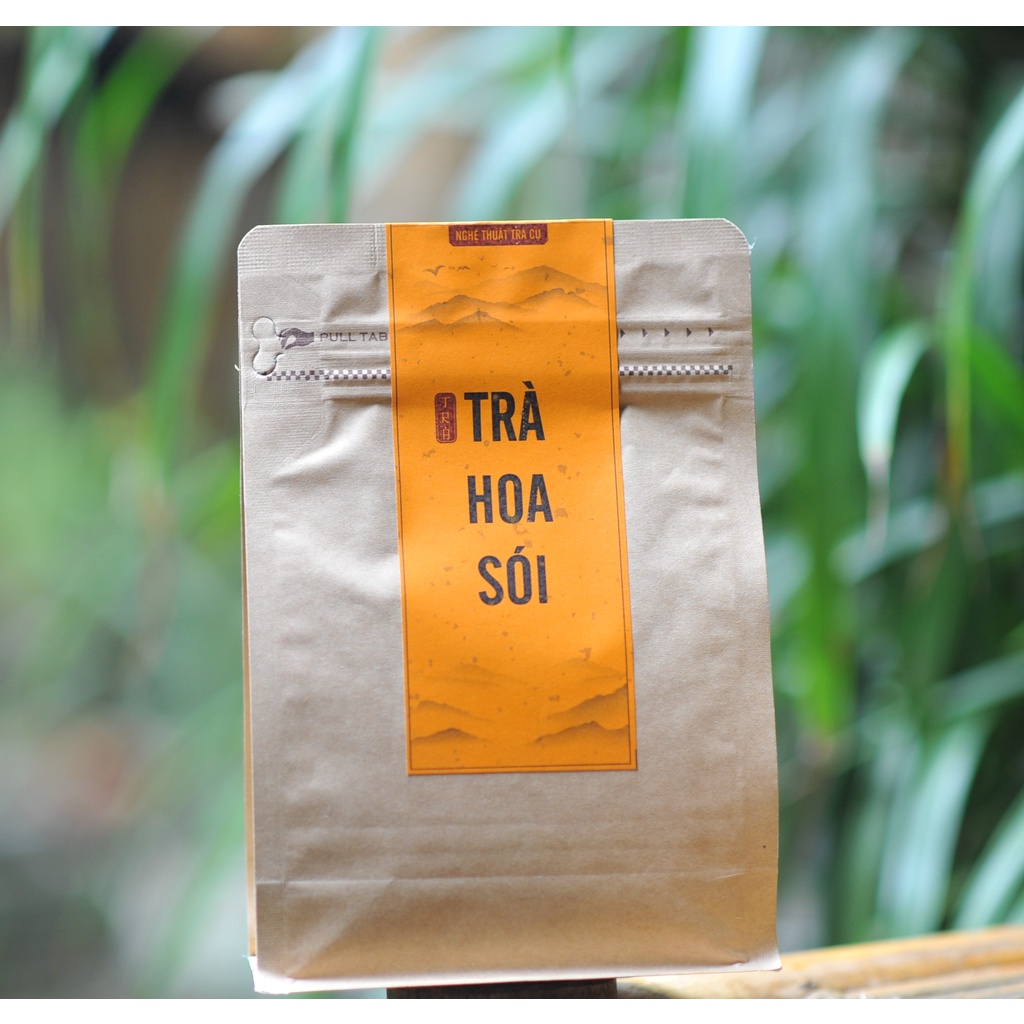 Trà xanh Tân Cương ướp hương hoa sói truyền thống đóng gói 100gr túi ziper bảo quản kín