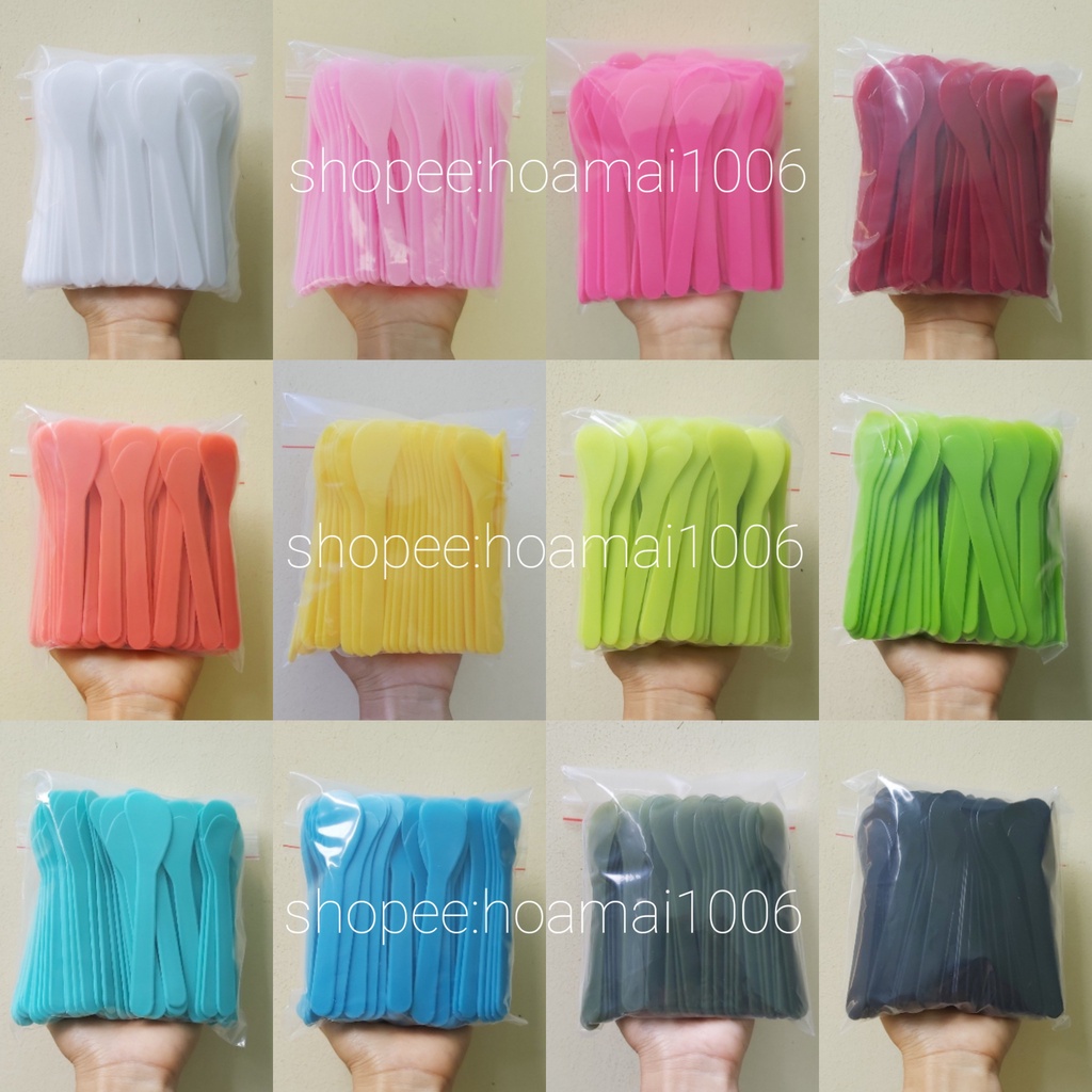500 QUE LẤY KEM MUỖNG TRỘN KEM ĐẮP MẶT NẠ spatula