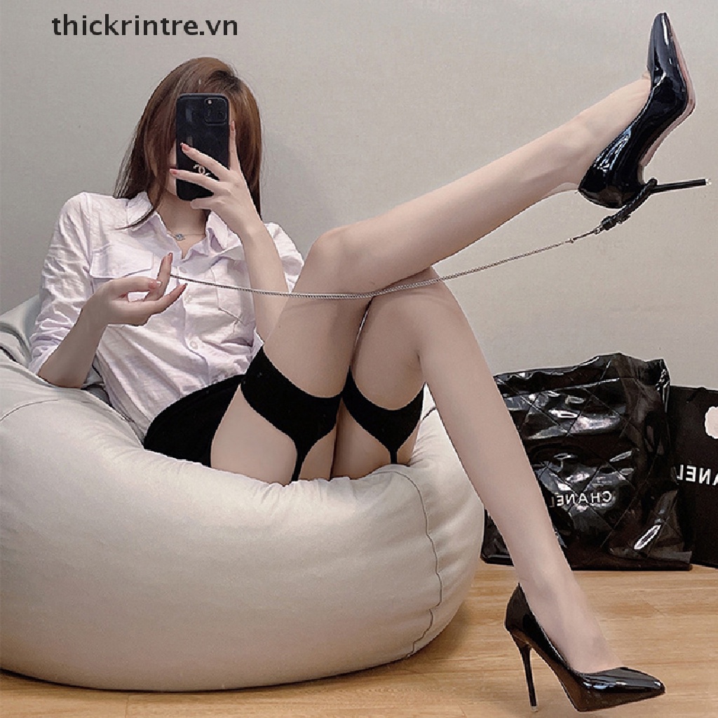 Dây Đai Nịt Bít Tất Co Giãn Trong Suốt Gợi Cảm Cho Nữ
