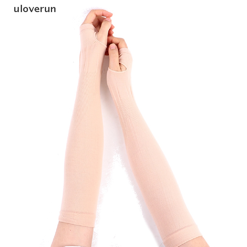 Găng Tay Chống Nắng Và Tia Uv Bằng Vải Lụa Mát Tiện Lợi Dành Cho Lái Xe Ngoài Trời