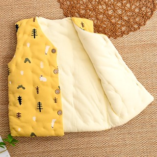 Áo vest cotton Dày Dặn Giữ Ấm Dành Cho Bé Trai Và Bé Gái