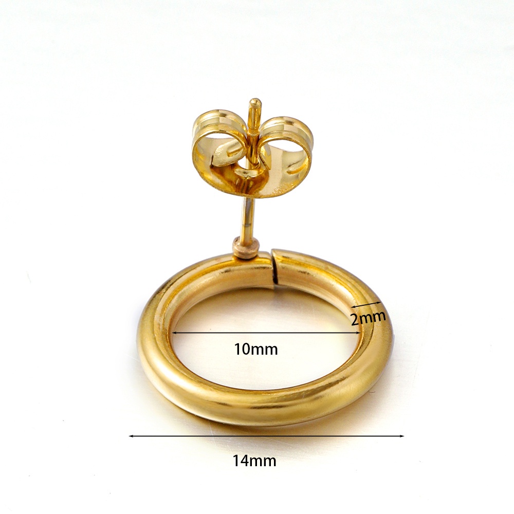 Bộ 10 phụ kiện ST.KUNKKA bằng thép không gỉ và titan cho khuyên tai DIY