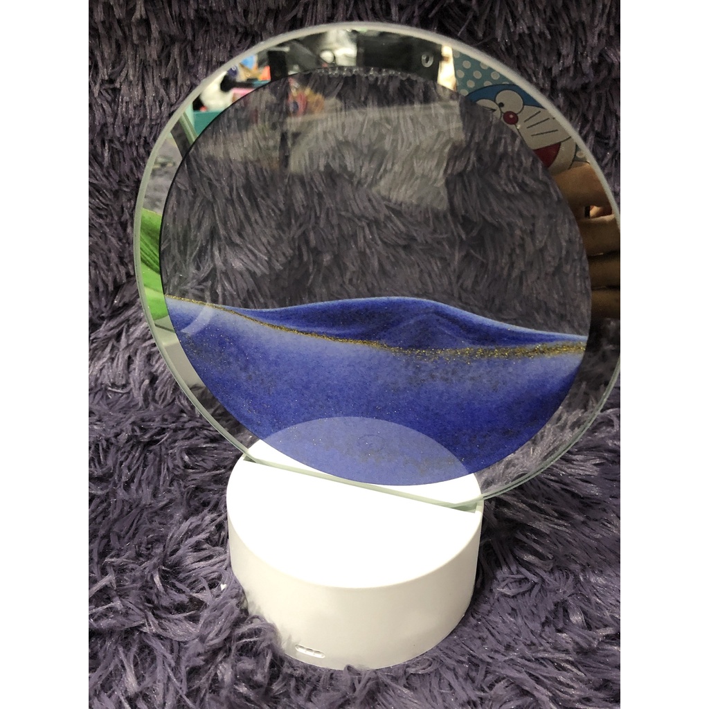 [Hàng Sẳn] Tranh cát chuyển động 3D Kết hợp đèn led chiếu sáng xung quanh , làm quà tặng , trang trí nhà cửa phong thủy.