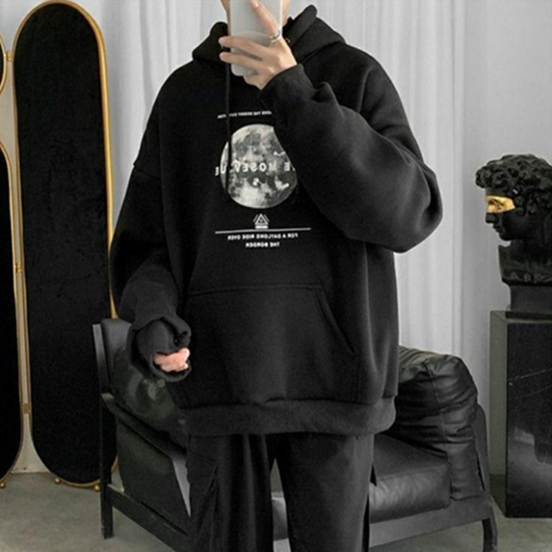 Áo hoodie Dáng Rộng Thời Trang Phong Cách Hàn Quốc Cho Nam