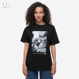 [CHÍNH HÃNG] Áo thun, áo tee unisex form oversize statue graphic