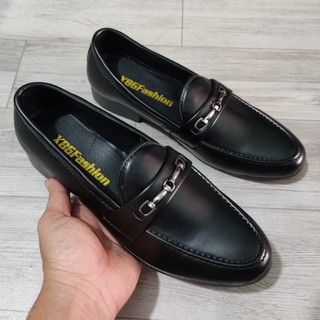 Giày tây nam da nhám có khóa ngang, đế khâu, Size từ 38-43