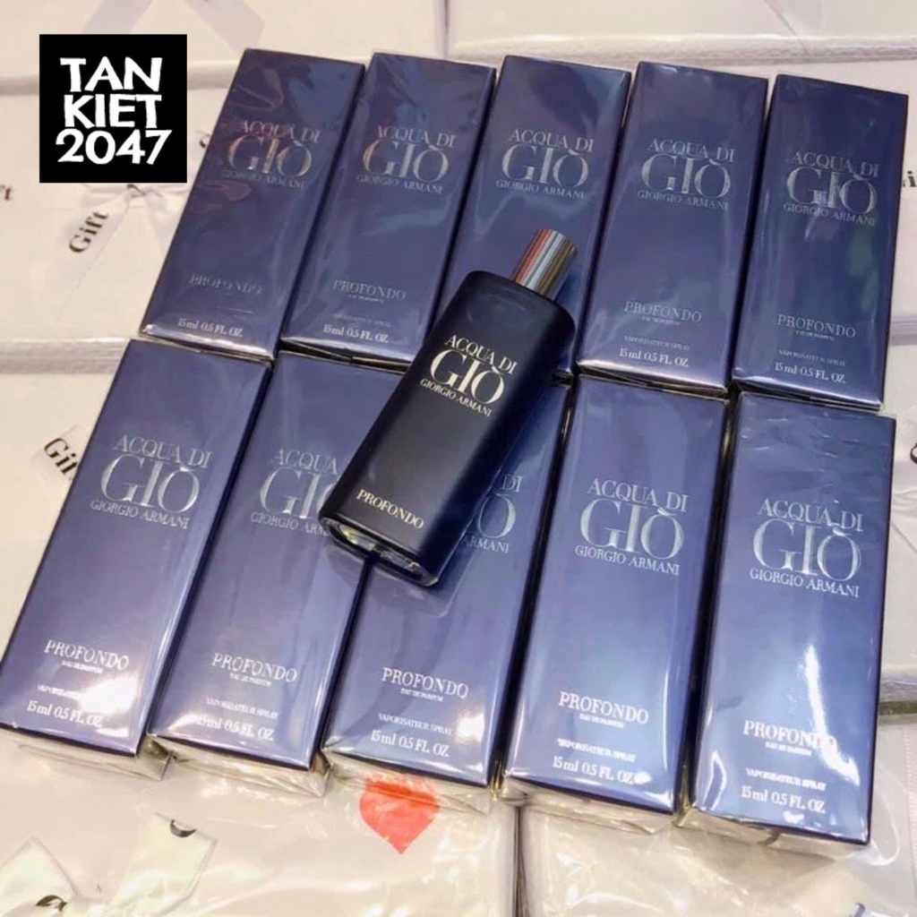 Nước hoa nam mini 𝐀𝐜𝐪𝐮𝐚 𝐃𝐢 𝐆𝐢𝐨̀ 𝐏𝐑𝐎𝐅𝐎𝐍𝐃𝐎 𝟏𝟓𝐦𝐥