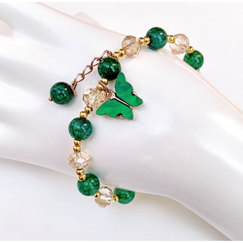 Vòng tay lắc tay đá pha lê cho bạn gái đi chơi, đi làm,đi học