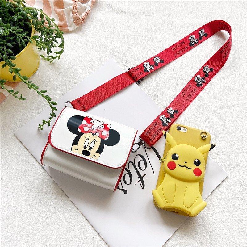PVN55412 Túi Đeo Chéo Hình Chuột Mickey / Vịt Donald Đáng Yêu Cho Bé Hàng Quảng Châu Giá Rẻ