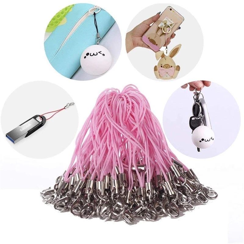 Dây Treo Điện Thoại / Móc Khóa Mini Nhiều Màu Tùy Chọn DIY