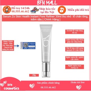 Serum Zo Skin Health Instant Pore Refiner 29g thu nhỏ lỗ chân lông, kiềm dầu