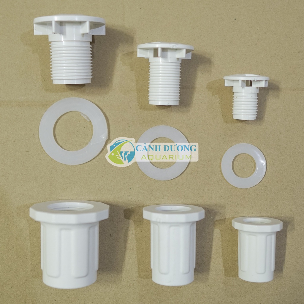 Nấp hút đáy, xả đáy, xả lọc U-PVC Phi 32-25-20 chuyên dùng cho hồ cá