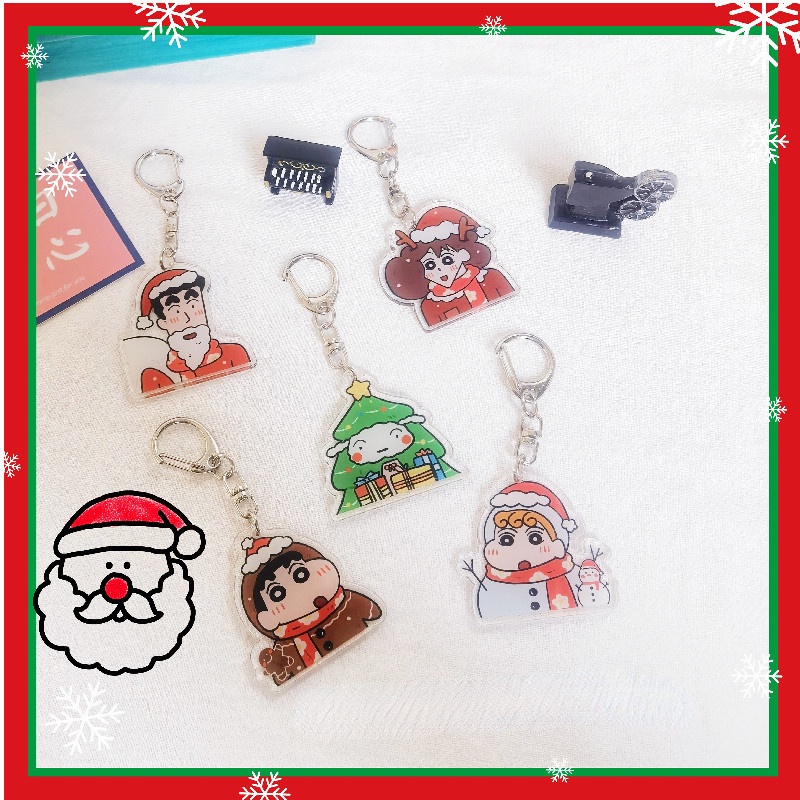 Móc Khóa Hình Cậu Bé Bút Chì Hoạt Hình Bằng Acrylic Sáng Tạo