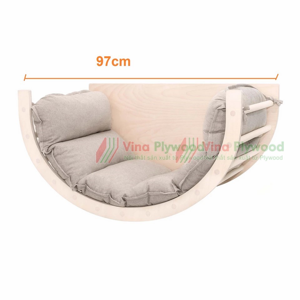Đồ chơi cầu vồng bập bênh kiêm bàn học 3 trong 1 vinaplywood