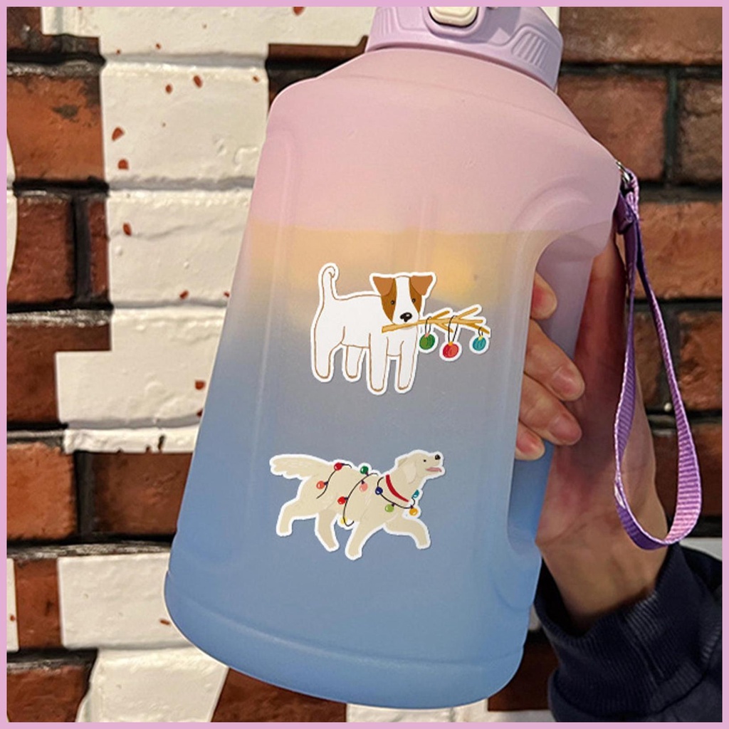 Bộ 50 Sticker Dán Trang Trí Ván Trượt Họa Tiết Giáng Sinh Bắt Mắt