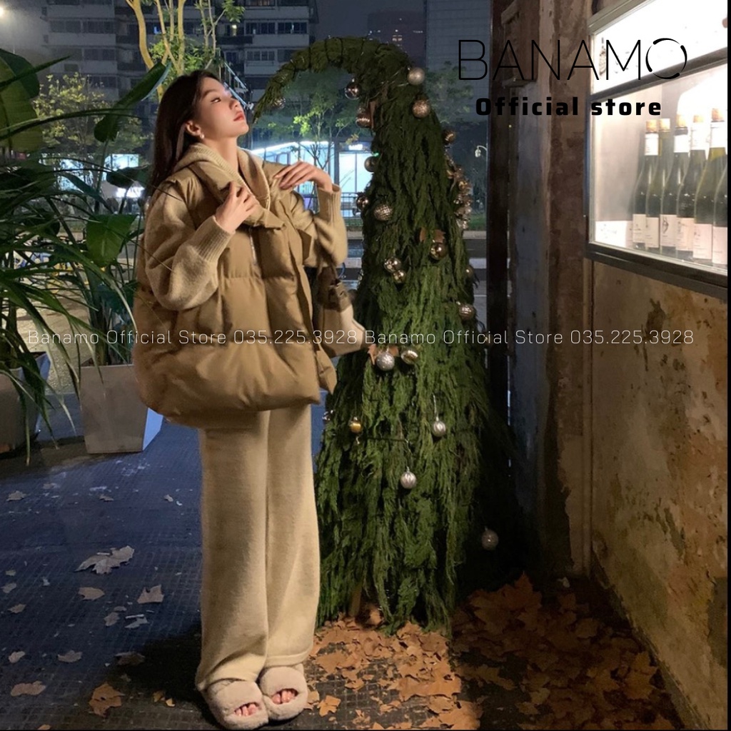 Áo khoác Banamo Fashion áo phao gile 2 màu 3938
