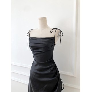 ( Chang Dress) Đầm phi 2s cột nơ