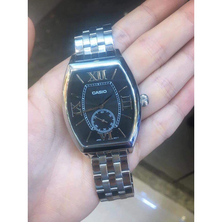 Đồng hồ nam dây kim loại Casio Anh Khuê MTP-E114D-1ADF