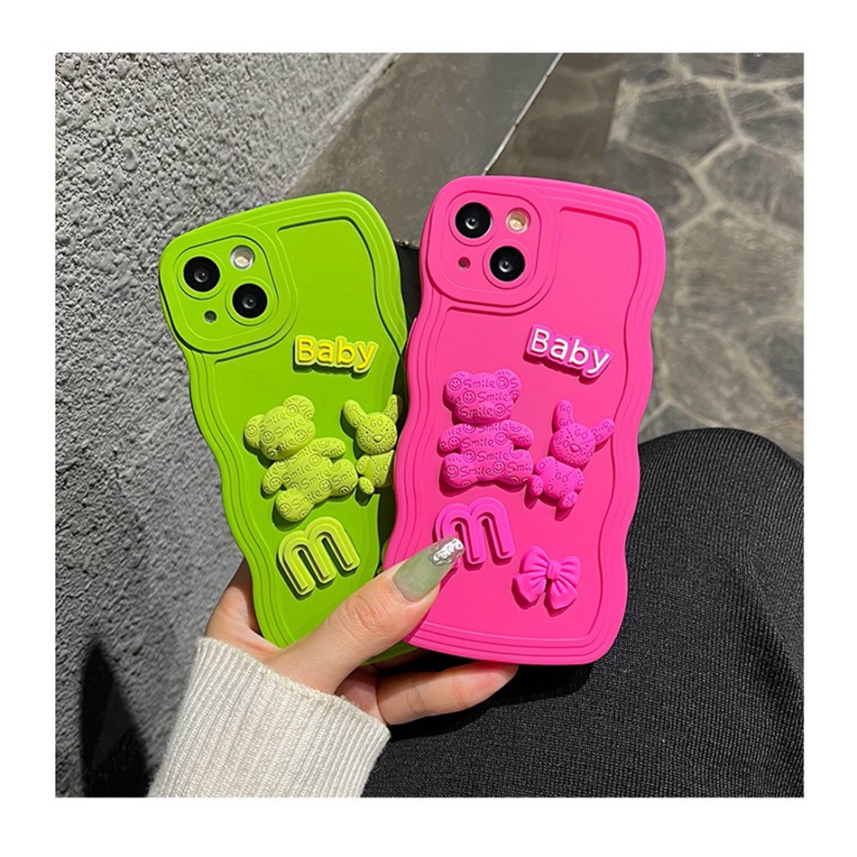 Ốp Điện Thoại Silicon Dẻo Hình Gấu iPhone 14 13 11 12 Pro MAX Mini 6 6s 7 8 Plus 7plus 8plus 6plus 7 + 8 + X XR XS MAX 14Pro