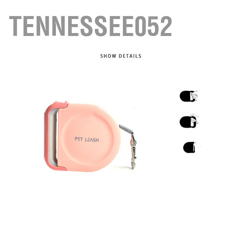 [Hàng Sẵn] Dây Dắt Chó Mèo Tự Động Thu Gọn 5m để đi dạo【Tennessee052】