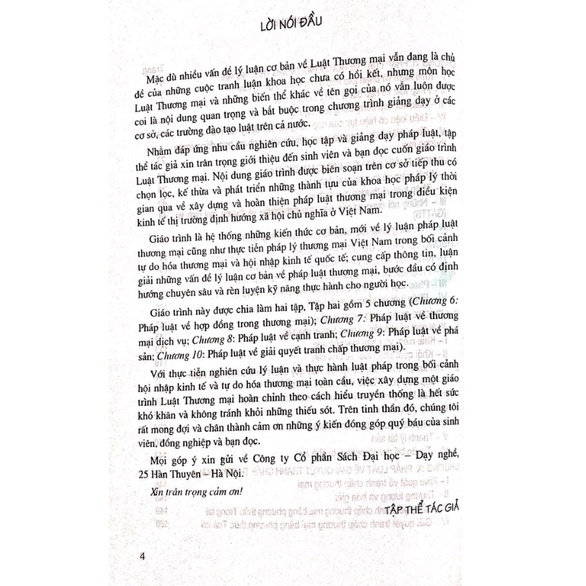 Sách - Giáo Trình Luật Thương Mại Tập 2 (DN)