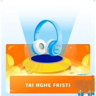 Tai Nghe Bluetooth Fristi Phát Sáng Đổi Màu Theo Nhạc Giúp Trẻ Học Tập Và giải Trí, An toàn tốt cho tai của bé